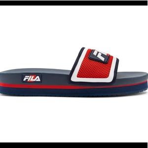 Fila Lunar Slide Men's Sandals Red/Navy/white